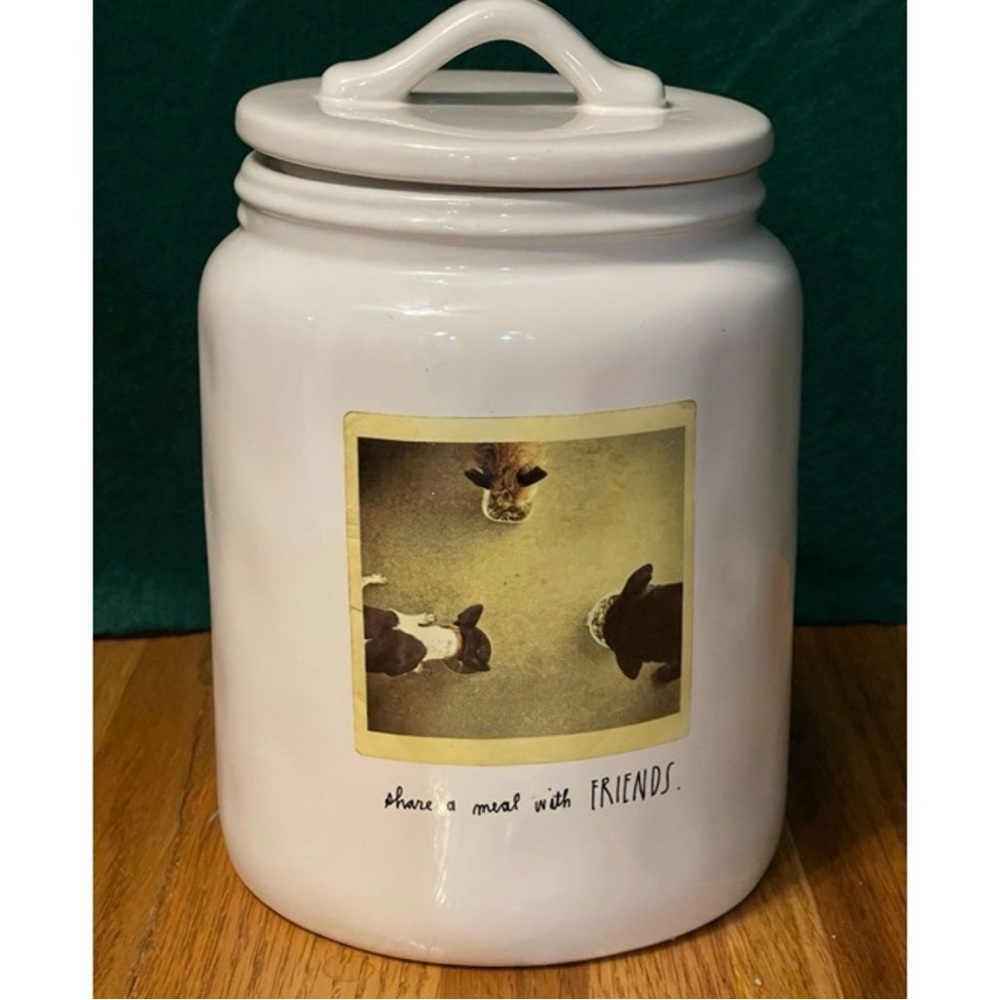 Rare Vintage Rae Dunn Double-Sided COCOA Canister Artisan Collection HTF 7.5” - Picture 4 of 10